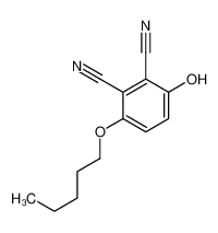 3-羟基-6-(戊基氧基)-1,2-苯二甲腈