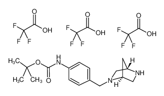 (1S,4S)-(+)-[4-(2,5-DIAZA-BICYCLO[2.2.1]HEPT-2-YLMETHYL)-PHENYL]-CARBAMIC ACID TERT-BUTYL ESTER 2CF3COOH 845866-71-9