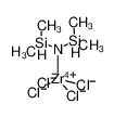 1018032-56-8 structure, C4H14Cl4NSi2Zr