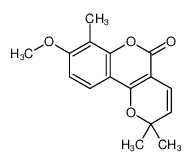 88538-40-3 8-methoxy-2,2,7-trimethylpyrano[3,2-c]chromen-5-one