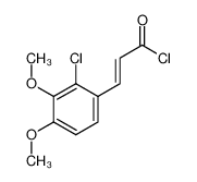 3-(2-氯-3,4-二甲氧基苯基)-2-丙烯酰氯