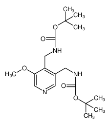 tert-Butyl (5-methoxypyridine-3,4-diyl)bis(methylene)dicarbamate 1142191-99-8