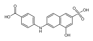 4-(8-Hydroxy-6-sulfonaphthalen-2-ylamino)benzoic acid 71486-49-2