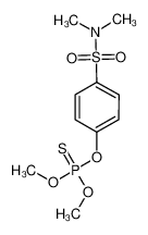 52-85-7 structure, C10H16NO5PS2