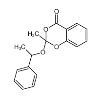 88353-98-4 2-methyl-2-(1-phenylethoxy)-1,3-benzodioxin-4-one