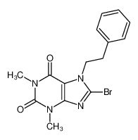 8-bromo-1,3-dimethyl-7-(2-phenylethyl)purine-2,6-dione 228247-60-7