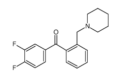 898773-77-8 structure, C19H19F2NO