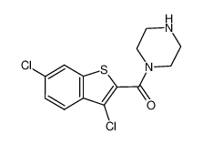 1-[(3,6-Dichloro-1-benzothien-2-yl)carbonyl]-piperazine