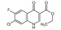 7-氯-6-氟-4-4羟基-3-喹啉甲酸乙酯