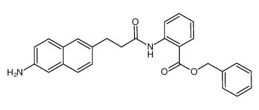 benzyl 2-(3-(6-aminonaphthalen-2-yl)propanamido)benzoate 1093631-24-3