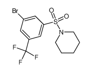 951884-69-8 structure, C12H13BrF3NO2S