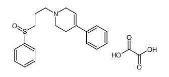 1-[3-(benzenesulfinyl)propyl]-4-phenyl-3,6-dihydro-2H-pyridine,oxalic acid 28024-33-1