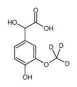2-hydroxy-2-[4-hydroxy-3-(trideuteriomethoxy)phenyl]acetic acid 74495-70-8