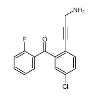 76049-63-3 [2-(3-aminoprop-1-ynyl)-5-chlorophenyl]-(2-fluorophenyl)methanone