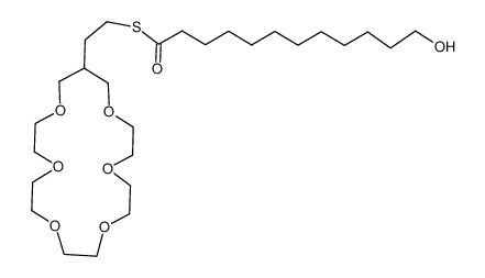 73177-52-3 S-(2-(1,4,7,10,13,16-hexaoxacyclononadecan-18-yl)ethyl) 12-hydroxydodecanethioate