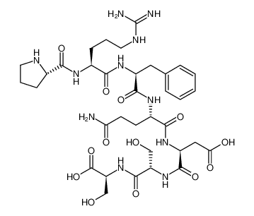 100202-23-1 structure, C35H53N11O13