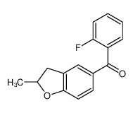 (2-fluorophenyl)-(2-methyl-2,3-dihydro-1-benzofuran-5-yl)methanone 147394-58-9