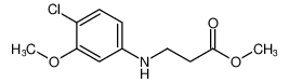 methyl 3-((4-chloro-3-methoxyphenyl)amino)propanoate 1697983-24-6