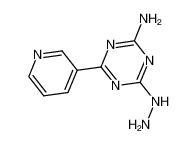 4-hydrazinyl-6-pyridin-3-yl-1,3,5-triazin-2-amine 175204-70-3