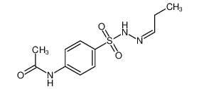 5448-64-6 N-[4-[[(Z)-propylideneamino]sulfamoyl]phenyl]acetamide