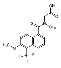 120522-86-3 structure, C16H14F3NO3S