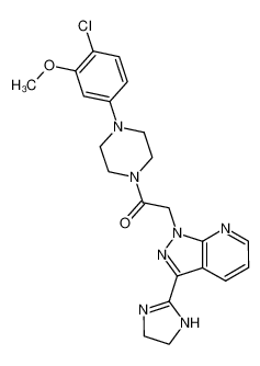 1010073-89-8 structure, C22H24ClN7O2