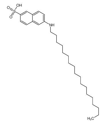 6-(octadecylamino)naphthalene-2-sulfonic acid 30536-61-9