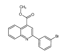 methyl 2-(3-bromophenyl)quinoline-4-carboxylate 350989-85-4