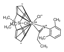 197309-28-7 structure, C25H27ClNSi2Zr+