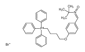 652968-37-1 N-tert-butyl-1-[4-(4-triphenylphosphaniumylbutoxy)phenyl]methanimine oxide,bromide