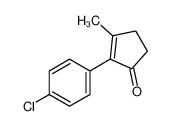 2-(4-chlorophenyl)-3-methylcyclopent-2-en-1-one 87506-06-7