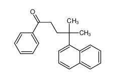 4-methyl-4-naphthalen-1-yl-1-phenylpentan-1-one 63253-38-3