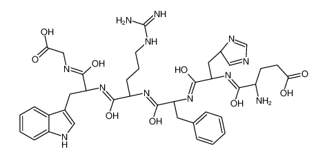 4086-29-7 structure, C39H50N12O9