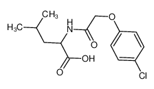 2-[[2-(4-chlorophenoxy)acetyl]amino]-4-methylpentanoic acid 31413-05-5