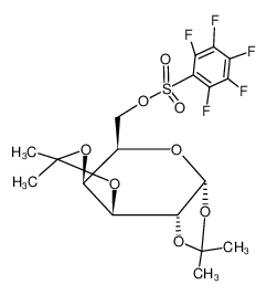 59401-67-1 1,2:3,4-Di-O-isopropyliden-6-O-pentaflyl(?)-α-D-galaktopyranose