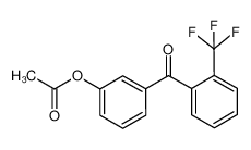 [3-[2-(trifluoromethyl)benzoyl]phenyl] acetate 890099-39-5