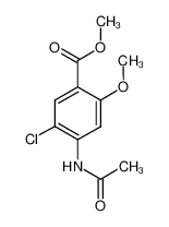 Methyl 4-acetamido-5-chloro-2-methoxybenzoate 4093-31-6