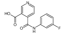 4-[(3-Fluorophenyl)carbamoyl]nicotinic acid 663928-69-6