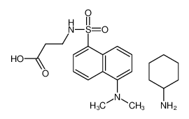 Cyclohexanaminium 3-({[5-(dimethylamino)-1-naphthyl]sulfonyl}amin o)propanoate 1093-97-6