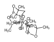 92841-40-2 structure, C16H32Cl4N2O5P2W++