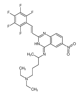 74151-28-3 structure, C25H26F5N5O2