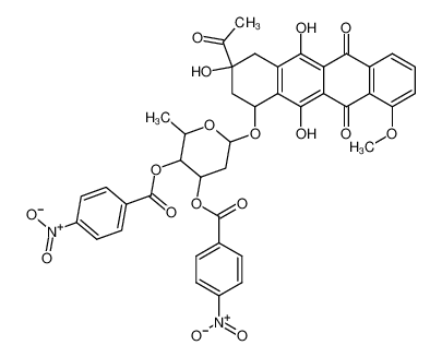 [6-[(3-acetyl-3,5,12-trihydroxy-10-methoxy-6,11-dioxo-2,4-dihydro-1H-tetracen-1-yl)oxy]-2-methyl-3-(4-nitrobenzoyl)oxyoxan-4-yl] 4-nitrobenzoate