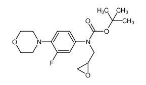 1385053-40-6 tert-butyl (3-fluoro-4-morpholinophenyl)(oxiran-2-ylmethyl)carbamate