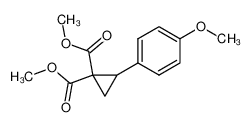 75073-97-1 spectrum, dimethyl 2-(4-methoxyphenyl)cyclopropane-1,1-dicarboxylate