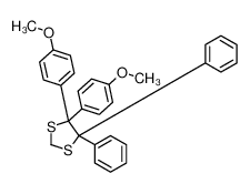 88691-95-6 4,4-bis(4-methoxyphenyl)-5,5-diphenyl-1,3-dithiolane