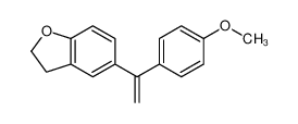 5-[1-(4-methoxyphenyl)ethenyl]-2,3-dihydro-1-benzofuran 86767-08-0