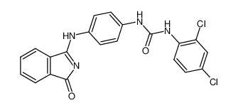 1447816-87-6 structure, C21H14Cl2N4O2