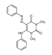 68321-33-5 spectrum, 6-anilino-1,3-dimethyl-5-phenylazouracil