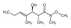 187328-76-3 (E)-(2R,3S)-3-Hydroxy-2,4-dimethyl-hept-4-enoic acid methoxy-methyl-amide