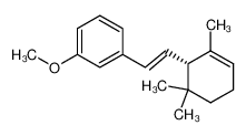 1-Methoxy-3-[(E)-2-((S)-2,6,6-trimethyl-cyclohex-2-enyl)-vinyl]-benzene